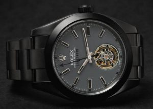 Swiss duplication watches forever are totally in black.