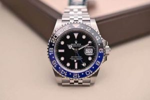 The stainless steel fake watch has black and blue bezel.