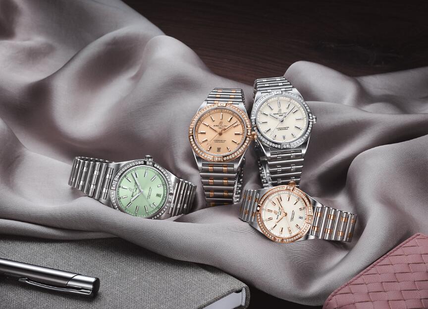 Swiss copy watches are brilliant with diamonds on the bezels.